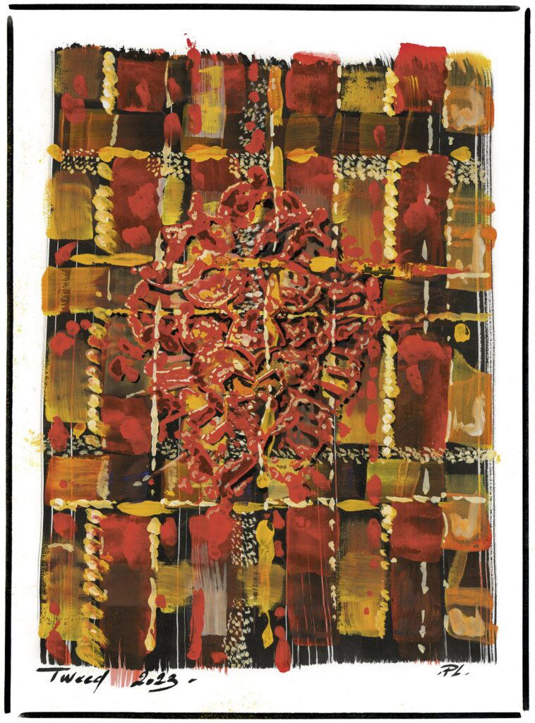 Tweed Lion sketch by Patrice Leguéreau (Credit: Chanel)