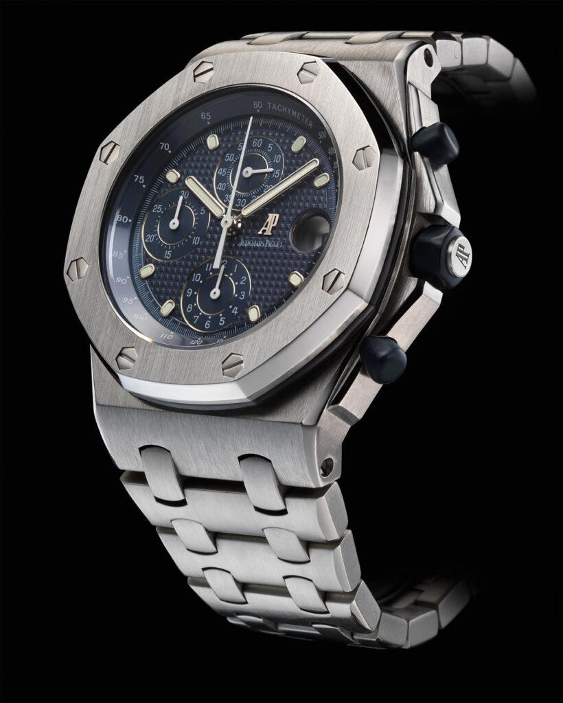 Model 25721, the first Royal Oak Offshore (Credit: Audemars Piguet)