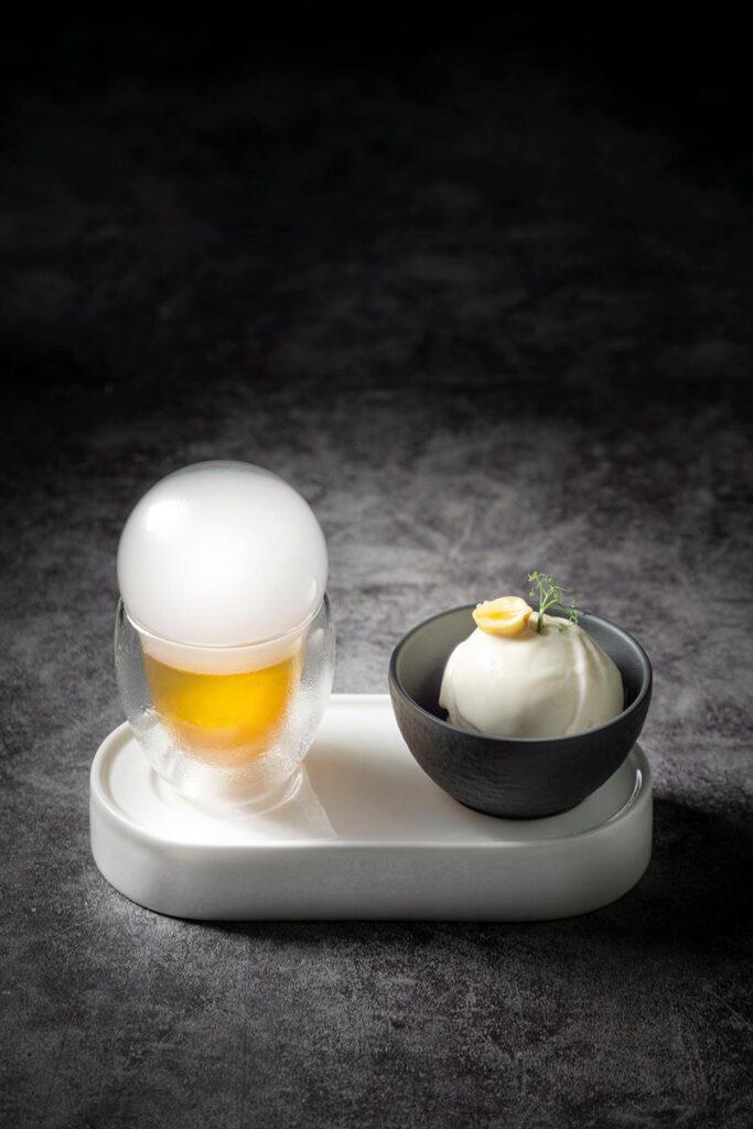 Hong Kong Cuisine 1983’s lotus seed ice cream with longan fruit and white fungus