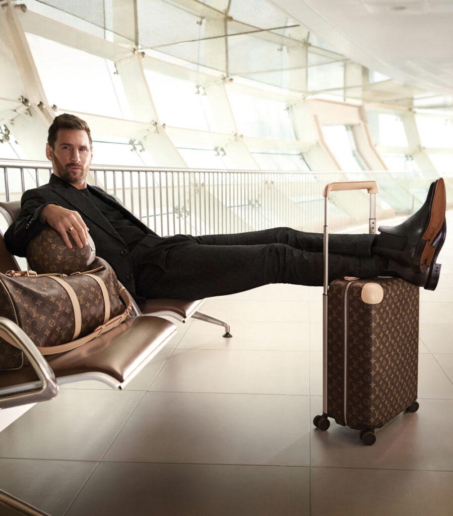 Football legend Lionel Messi (Credit: Louis Vuitton)
