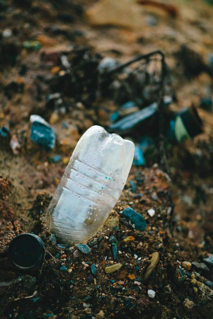 Plastic waste polluting our soil