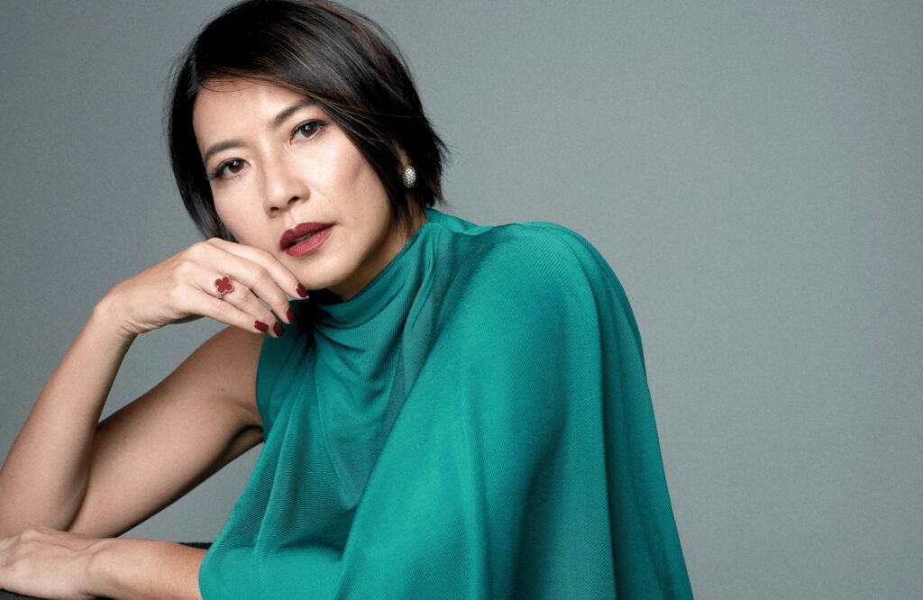 Cheah Sui Ling is wearing jewellery from Van Cleef & Arpels