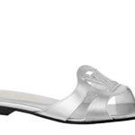 LV Isola Flat Mule silver (Louis Vuitton)