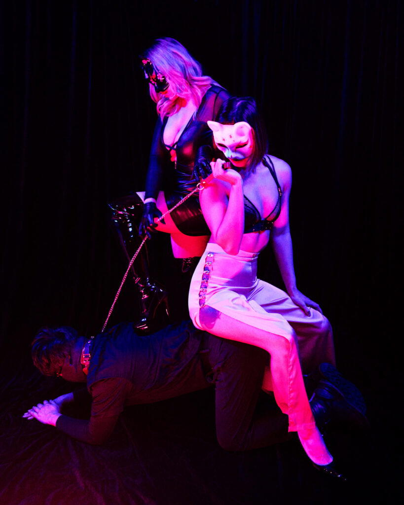 Miss Aubrey Vice utilises custom-made whips from MidWestWhips, which has collaborated with Hollywood productions (Credit: Mun Kong)