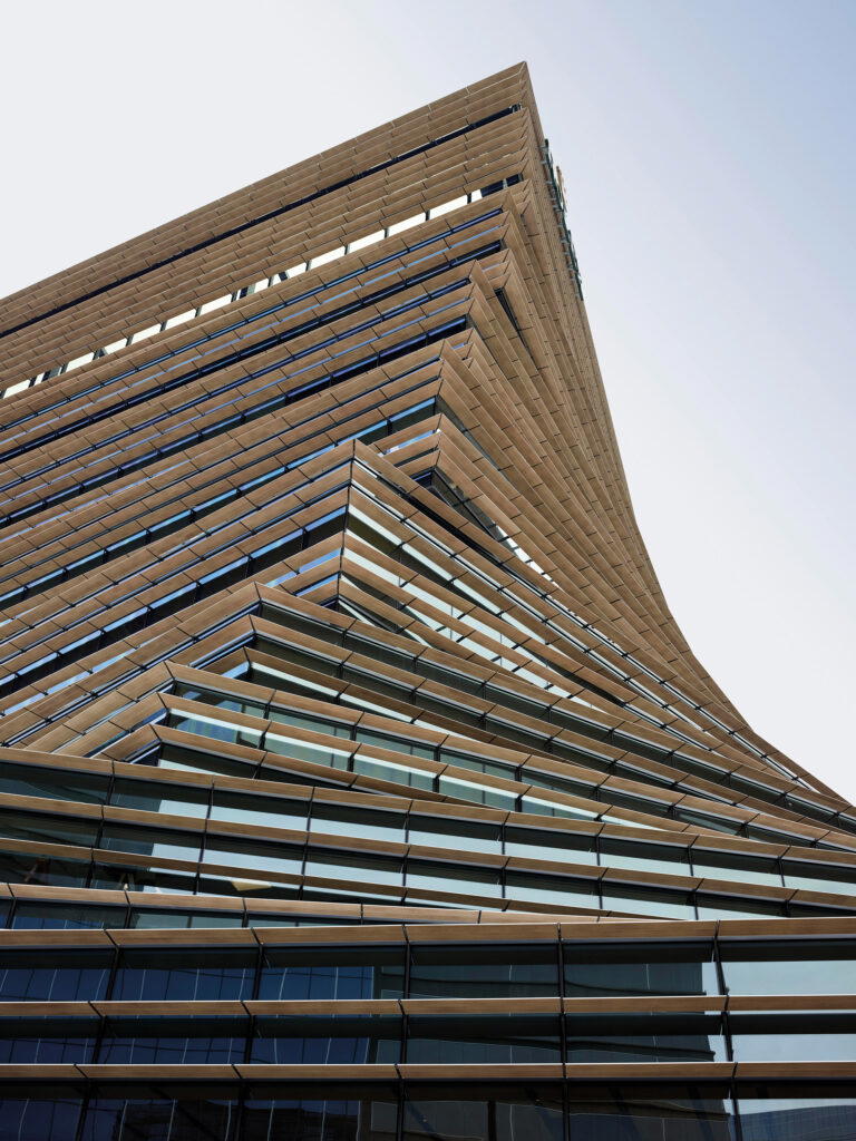 The new Rolex building in Dallas, Texas, designed by Japanese architect Kengo Kuma