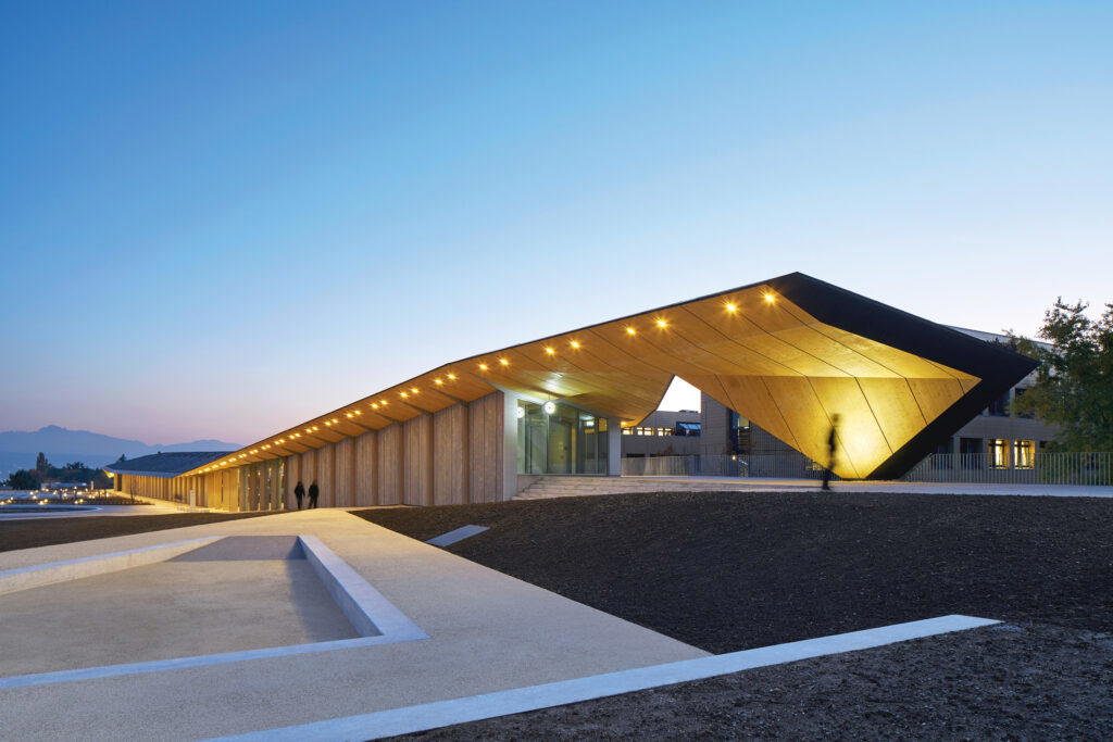 The Artlab at EPFL in Lausanne also designed by Kengo Kuma