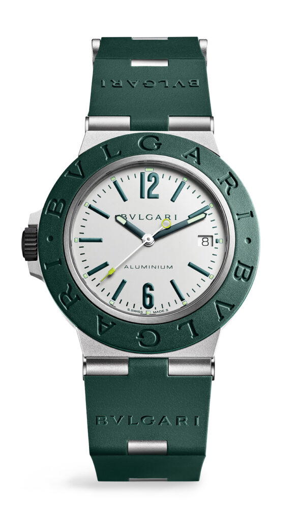 Bulgari Aluminium Match Point in DLC-coated aluminium and titanium