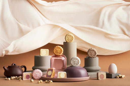 Snow skin mooncakes from Raffles Singapore