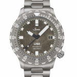 U50 DS in German Submarine Steel with a stainless steel bracelet (Credit: Sinn)