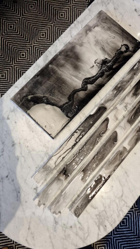 Iwanami’s art pieces regularly incorporate his fondness for traditional Japanese techniques and mediums (Credit: Simone Jewels)