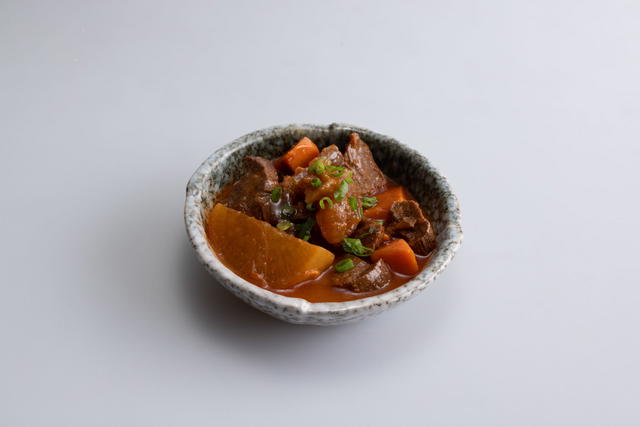 Beef Tongue with Brisket Miso Stew