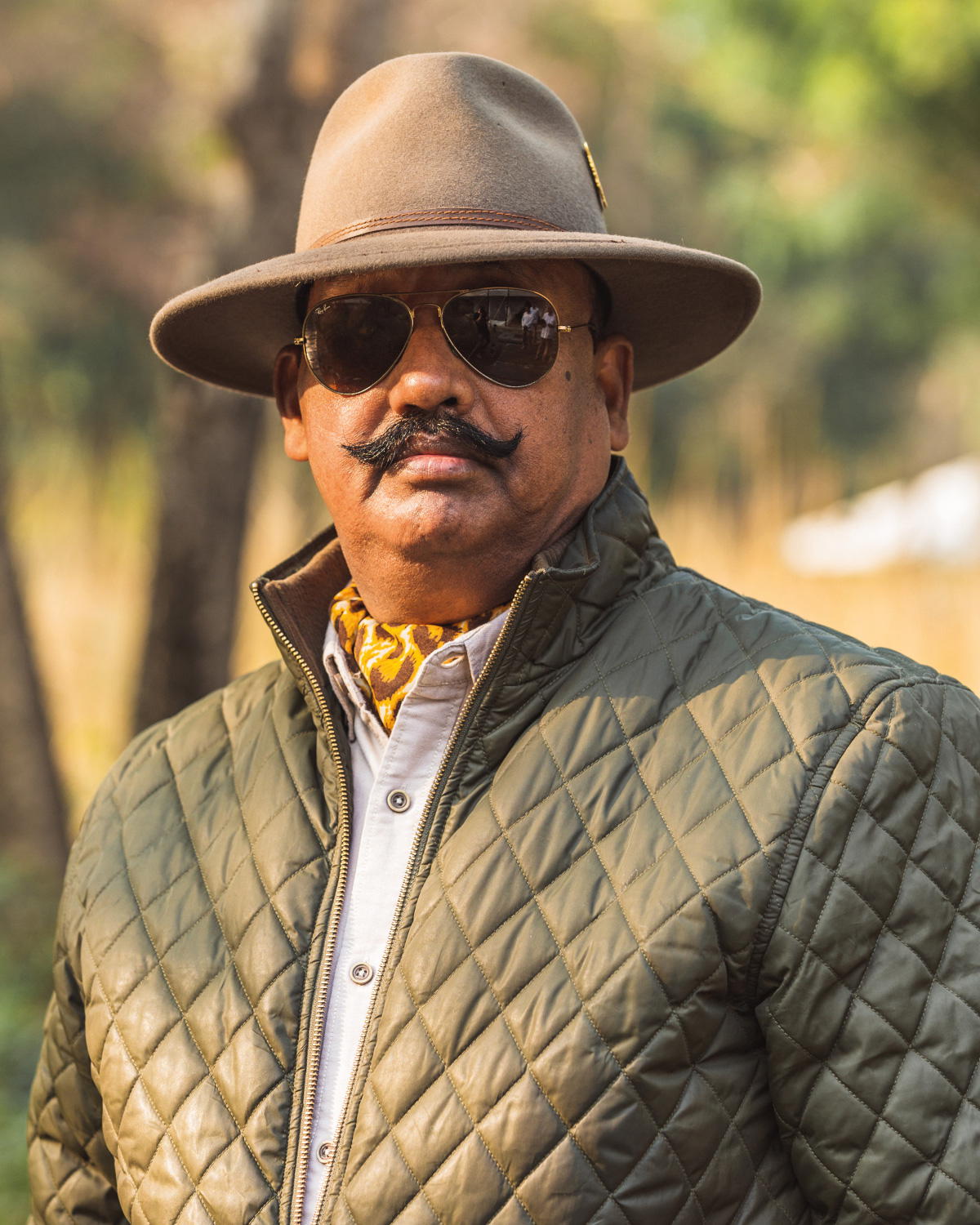 Daulat Singh Shaktawat lost his eye to a tiger in 2010