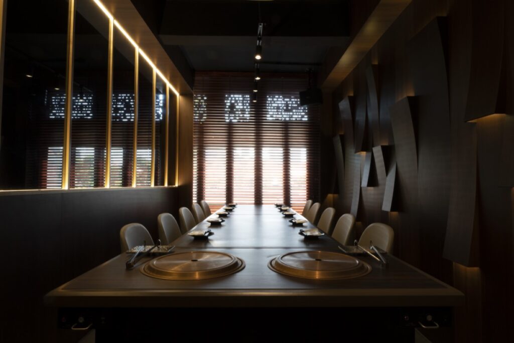The second floor of 59 Hutong Yakiniku now features a private room