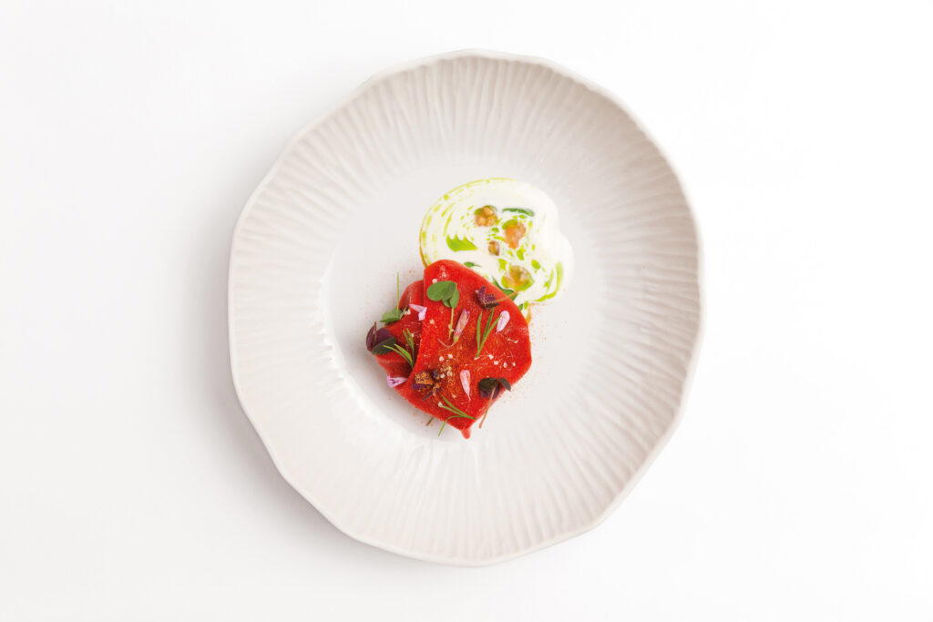 Tomato and tuna tart