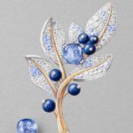 Gouaché of the Laurier Impérial Clip (Credit: Van Cleef & Arpels)