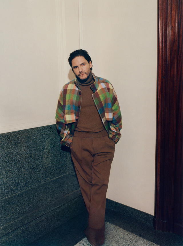 Actor Daniel Bruhl is the face of Zegna x The Elder Statesman campaign