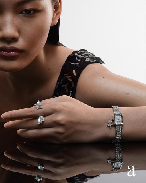 Première Hyper Lucky Star in white gold with diamonds (Credit: a+)