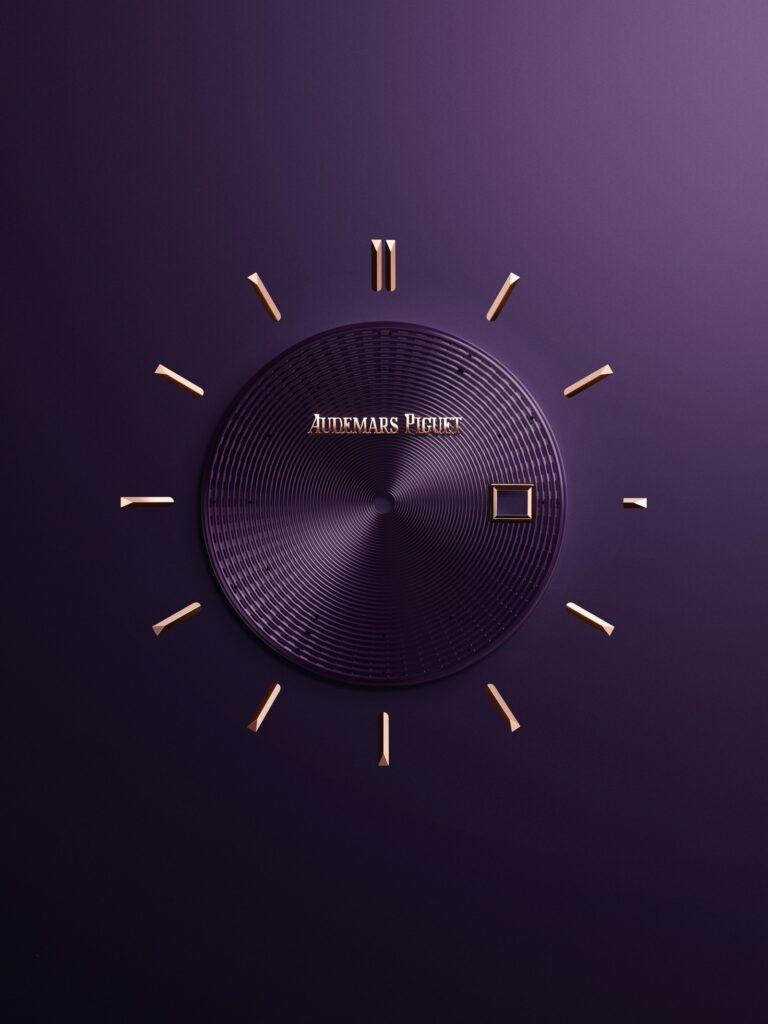 The embossed dial design was developed in collaboration with Swiss guilloché artist Yann von Kaenel (Credit: Audemars Piguet)