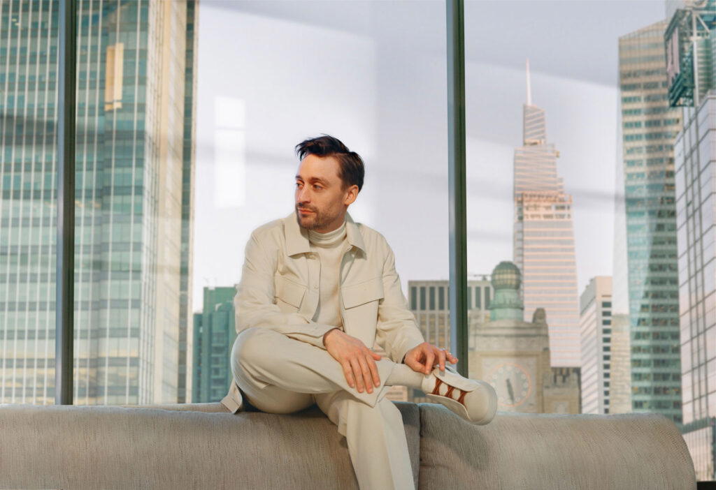 Kieran Culkin stars in the Zegna spring/summer 2023 Triple Stitch campaign