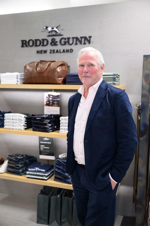 Rodd & Gunn CEO Mike Beagley at the Takashimaya outpost