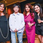 Roxanne Davies, Mark Suh, Sherry Myrna, and Sandy Song