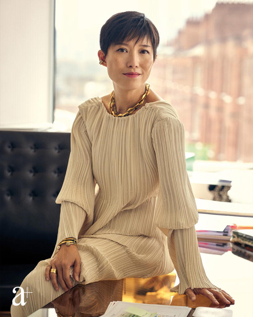 Sandra Choi in the office