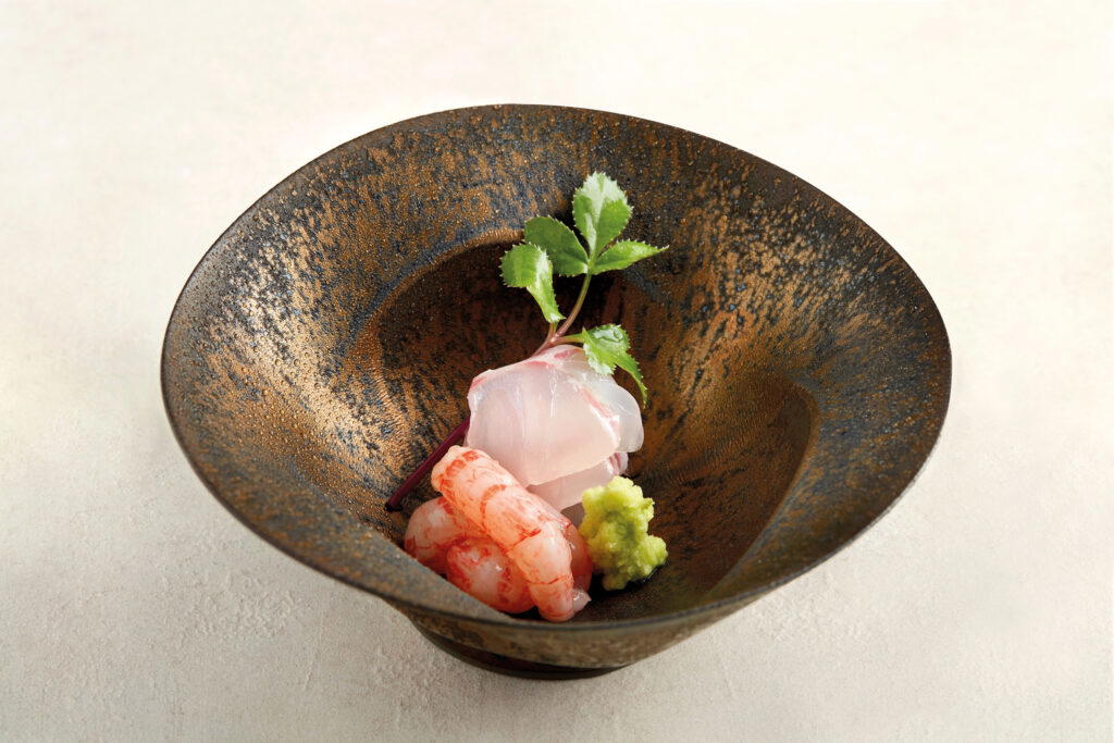 Tsukuri, a sashimi course