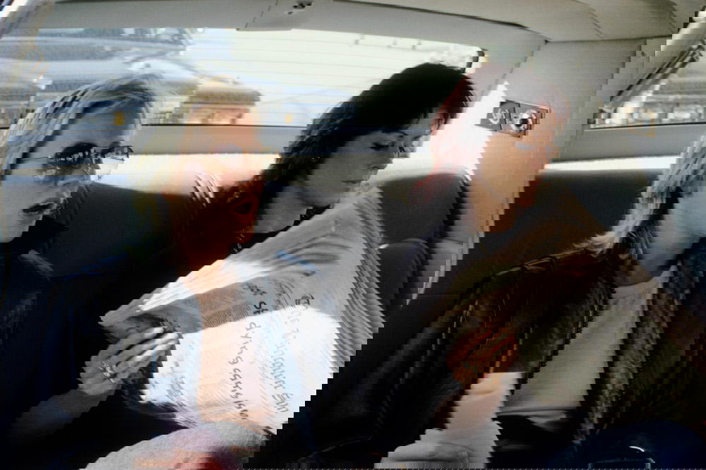 Agnetha Fältskog and Anni-Frid Lyngstad of ABBA photographed by Hannes Schmid in 1979 (Credit: Hannes Schmid)