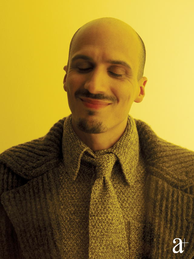 Alexandre Mille in a series of three poses (Credit: Joel Low)