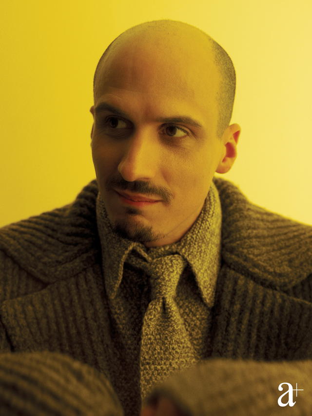 Alexandre Mille in a series of three poses (Credit: Joel Low)