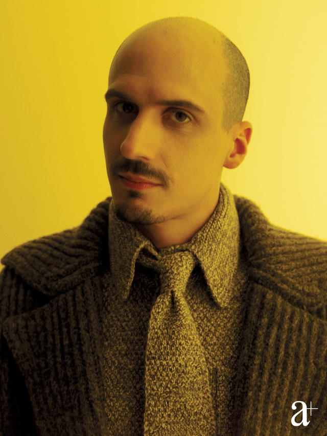 Alexandre Mille in a series of three poses (Credit: Joel Low)