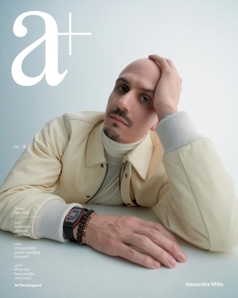 Alexandre Mille on the cover of a+ Singapore