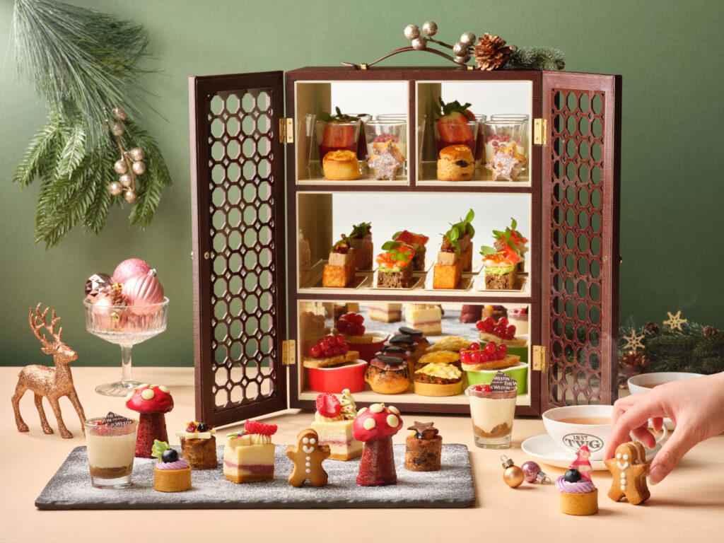 Cherry wine festive afternoon tea at the Westin Singapore