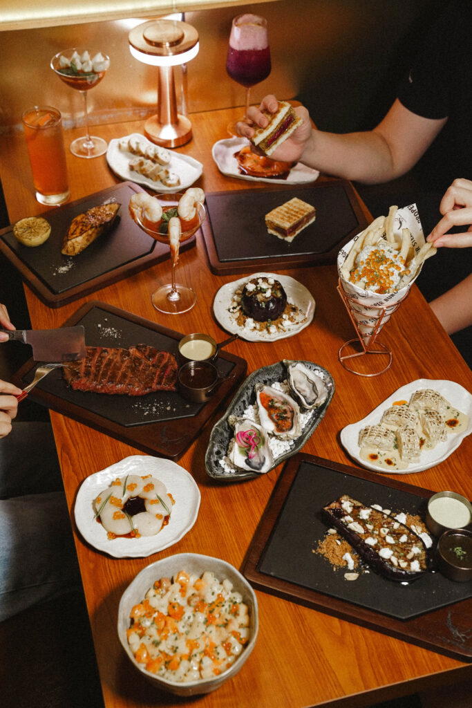Surf and Turf at The Feather Blade Steakhouse 