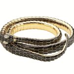 A Bulgari Serpenti belt in gold with black enamel and diamonds, 2010, from the Bulgari Heritage Collection (Credit: Bulgari)