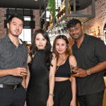 Max Giammario, Sarah Putri Leoni, Cheryl Chua, and Hemandra Tanapalan