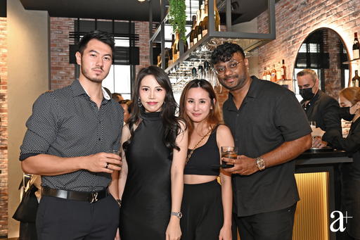 Max Giammario, Sarah Putri Leoni, Cheryl Chua, and Hemandra Tanapalan