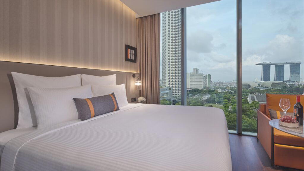The executive room with a bay view accorded me a splendid view of Singapore’s skyline