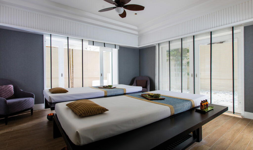 Spa treatment rooms at The Ritz-Carlton, Kuala Lumpur