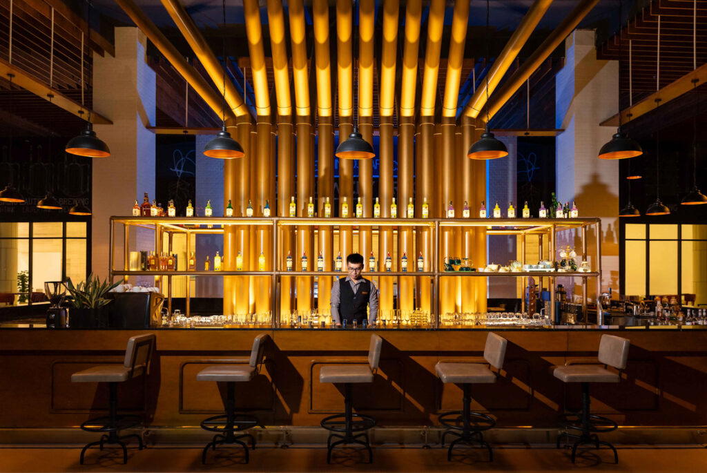 The stunning Brew Bar at Wyndham Grand Phu Quoc