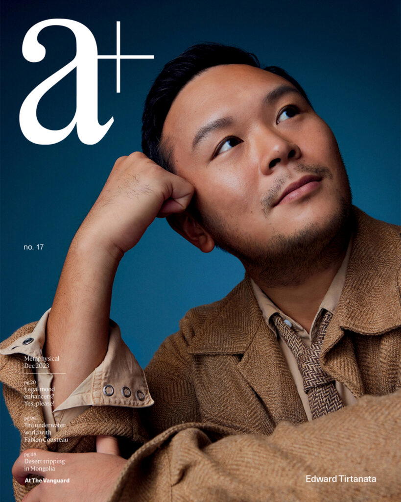 Edward Tirtanata on the cover of a+ Singapore