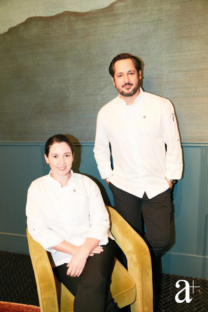 Fernanda Guerrero (left) and Francisco Araya