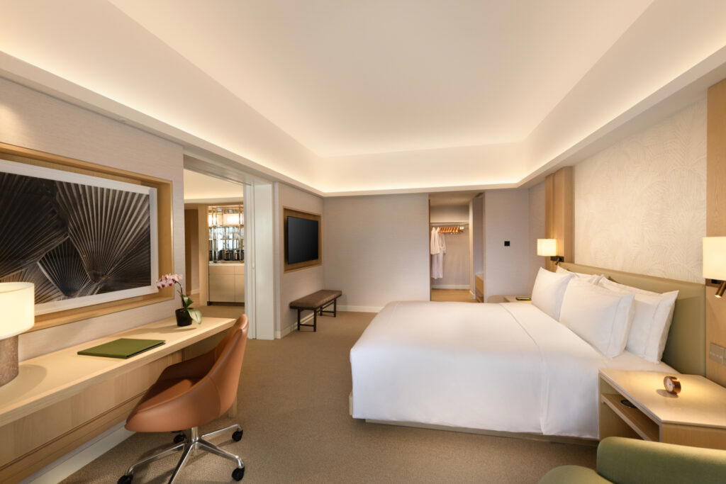 Inside the king deluxe suite