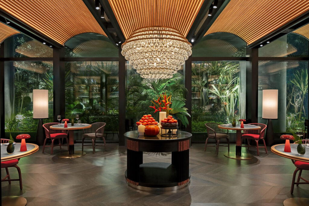 Quenino by Victor Liong is on the fourth floor of Artyzen Singapore and sits 72 people