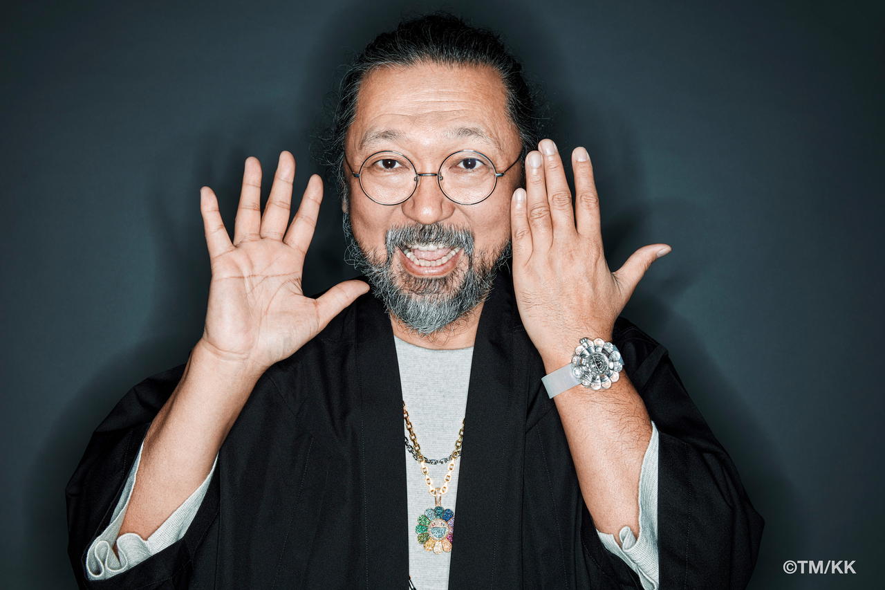Takashi Murakami wears the MP-15