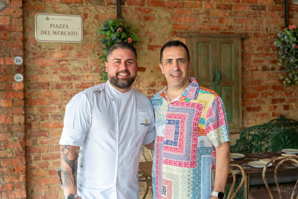 Diego (left) and Antonio at La Bottega