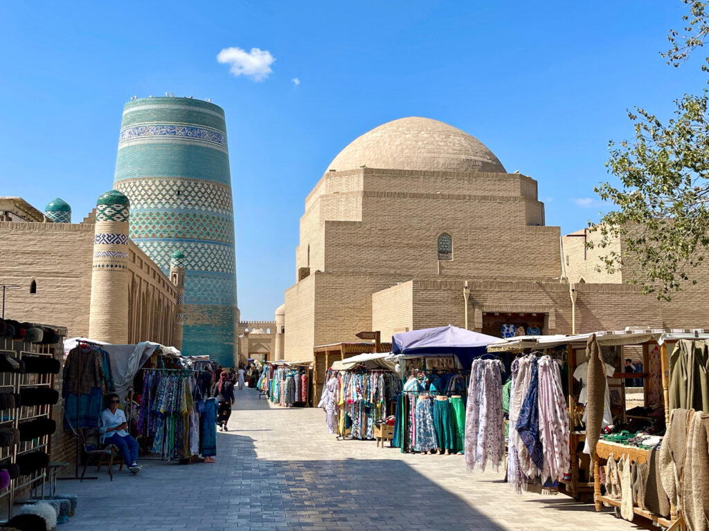 All roads lead to the incomplete Kalta Minor in Khiva’s Ichan Kala