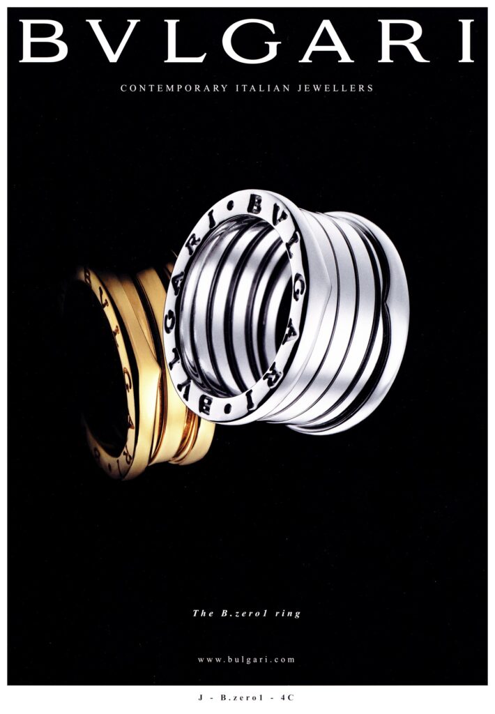 A B.zero1 advertisement from 1999 (Credit: Bulgari)