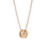 B.zero1 Design Legend pendant necklace in pink gold, designed by Zaha Hadid (Credit: Bulgari)