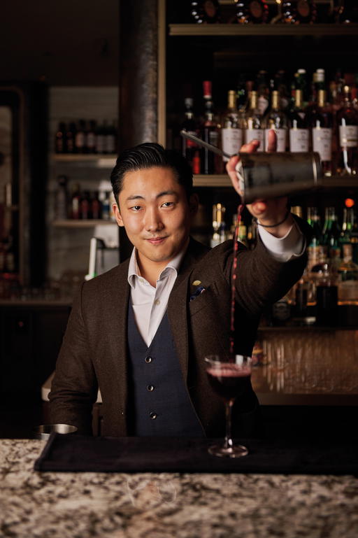 Charlie Kim, bar manager at MO Bar